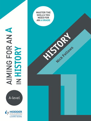 cover image of Aiming for an a in A-level History